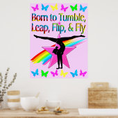 HÜBSCHES GYMNAST-MÄDCHEN POSTER (Küche)