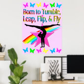 HÜBSCHES GYMNAST-MÄDCHEN POSTER (Heimbüro)