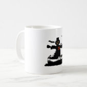 Hübsches Halbwunder-Design mit Schaukel Kaffeetasse (Vorderseite Links)