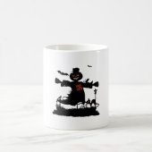 Hübsches Halbwunder-Design mit Schaukel Kaffeetasse (Mittel)