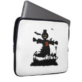 Hübsches Halbwunder-Design mit Schaukel Laptopschutzhülle (Vorne Rechts)