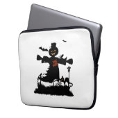 Hübsches Halbwunder-Design mit Schaukel Laptopschutzhülle (Vorderseite Links)
