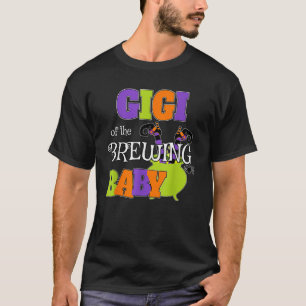 Hübsches Halloween Baby-Dusche Spooky Gigi of Brew T-Shirt