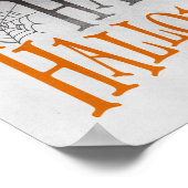 Hübsches Halloween-Dekor - Grunge Poster (Ecke)