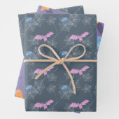 Hübsches Halloween-Print mit nahtlosem Muster. Geschenkpapier Set (Beispiel)