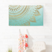 Hübsches, handgezeichnetes Mandala Banner (Insitu)