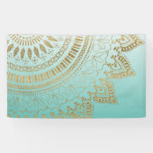 Hübsches, handgezeichnetes Mandala Banner (Horizontal)