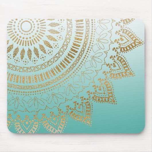 Hübsches, handgezeichnetes Mandala Mousepad (Vorne)