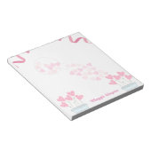 Hübsches Herz am Valentinstag Notizblock (angewinkelt)