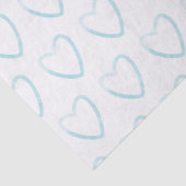 Hübsches Herz-Hochzeitsmuster Seidenpapier (Detail)