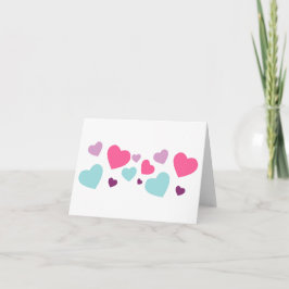 Hübsches Herzdesign für Herzliebhaber BLANK Karte