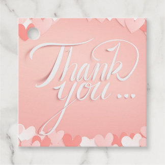 Hübsches Herzdesign Geschenkanhänger