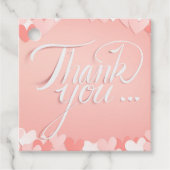 Hübsches Herzdesign Geschenkanhänger (Vorderseite)