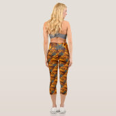 HÜBSCHES Hochwaisted-Capris Capri Leggings (Rückseite)