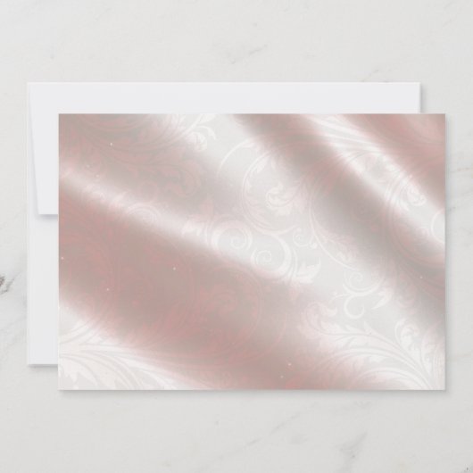 Hübsches Hochzeitskleid Brautparty Einladung (Rückseite)