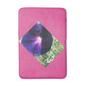 Hübsches Hot Pink und Lila Blüten Badematte (Vorderseite Vertikal)