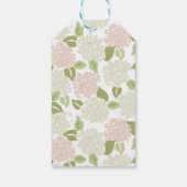 Hübsches Hydrangea-Blumenvoppy Geschenkanhänger (Rückseite)