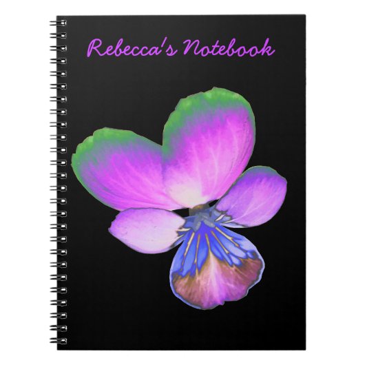 Hübsches, individuell anpassbares Notebook Notizblock (Vorderseite)