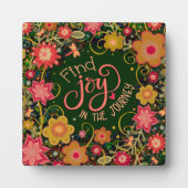 Hübsches inspirierendes Blumenangebot Fotoplatte (Vorderseite)