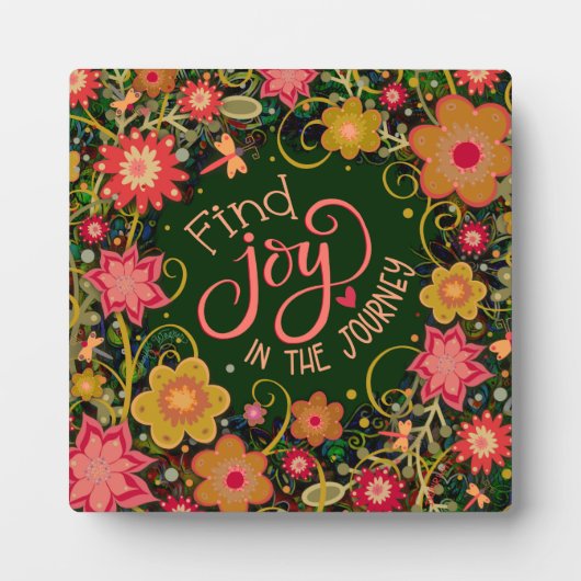 Hübsches inspirierendes Blumenangebot Fotoplatte (Vorderseite)