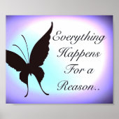 Hübsches inspirierendes Zitat-Poster Poster (Vorne)