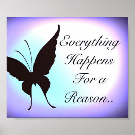 Hübsches inspirierendes Zitat-Poster Poster