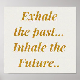 Hübsches inspirierendes Zitat-Poster Poster