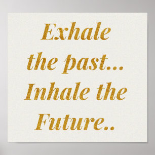 Hübsches inspirierendes Zitat-Poster Poster