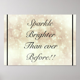 Hübsches inspirierendes Zitat-Poster Poster