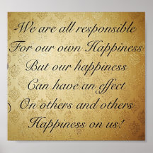 Hübsches inspirierendes Zitat-Poster