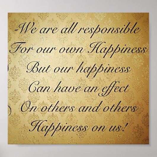 Hübsches inspirierendes Zitat-Poster Poster (Vorne)