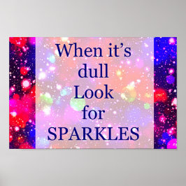 Hübsches inspirierendes Zitat-Poster Poster