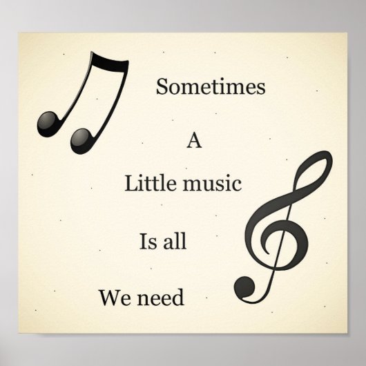 Hübsches inspirierendes Zitat-Poster Poster (Vorne)