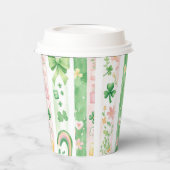 Hübsches irisches Muster Pappbecher (Links)