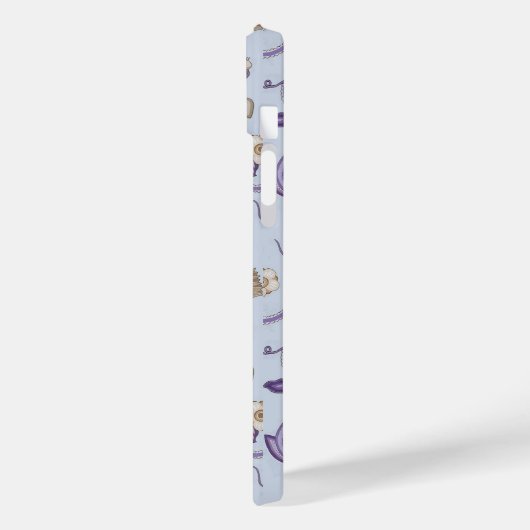 Hübsches jakobohnisches Gemustert Case-Mate iPhone Hülle (Rückseite / Links)