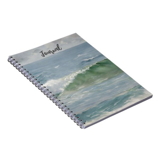 Hübsches Journal "Beach Ocean Wave" Notizblock (Rechte Seite)