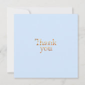 Hübsches Kaninchen mit Punkten-Schleife Danke (Rückseite)