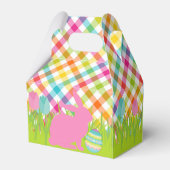 Hübsches Kariert Happy Oster Personalisiert Gable Geschenkschachtel (Rückseite)