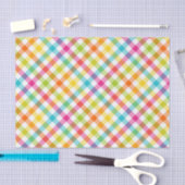 Hübsches kariertes Frühlings-Pastellseidenpapier Seidenpapier (Handwerk)