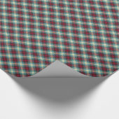 Hübsches Kariertes Muster Geschenkpapier (Ecke)