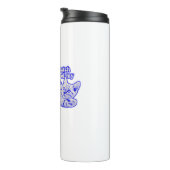 Hübsches Katzenmem für Kätzchen- und Katzenliebhab Thermosbecher (Nach rechts gedreht)