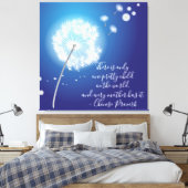 Hübsches Kind mit Inspiration Leinwanddruck (Insitu (Schlafzimmer))