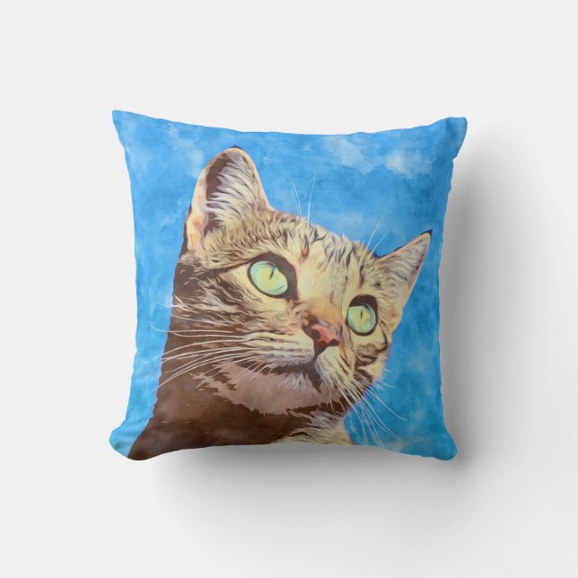 Hübsches Kittendesign Kissen (Vorderseite)