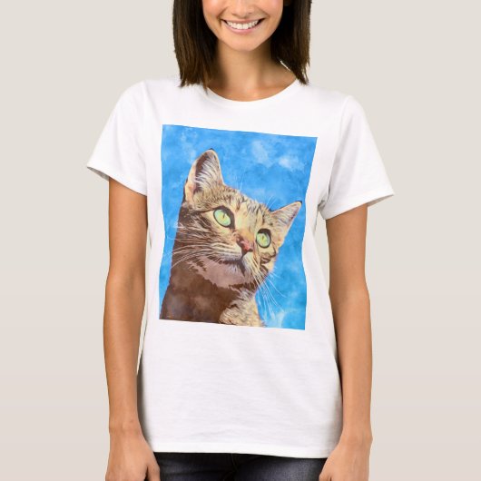 Hübsches Kittendesign T-Shirt (Vorderseite)