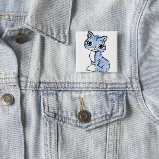 Hübsches Kitty-Abzeichen Button (Beispiel)