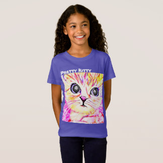 Hübsches Kitty-Mädchen-Shirt T-Shirt