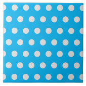 Hübsches klassisches Polka dot pattern Tile Fliese (Vorderseite)