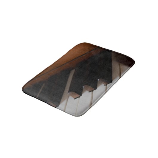 Hübsches Klavier Badematte (Schrägansicht)