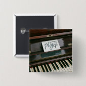 Hübsches Klavier Button (Vorne & Hinten)