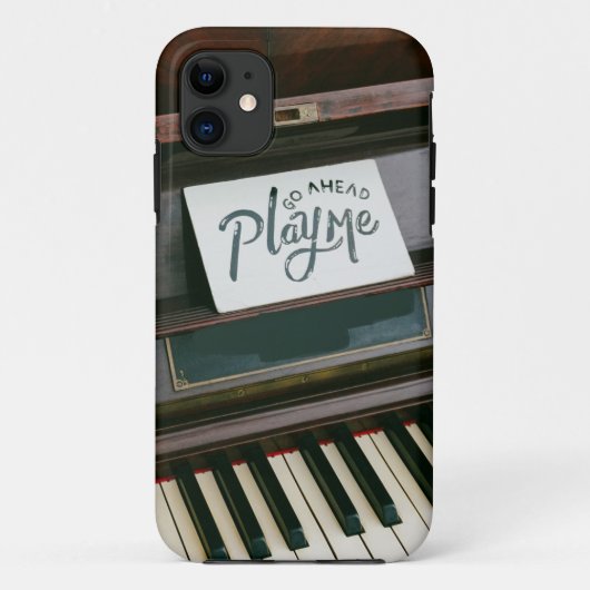Hübsches Klavier Case-Mate iPhone Hülle (Rückseite)